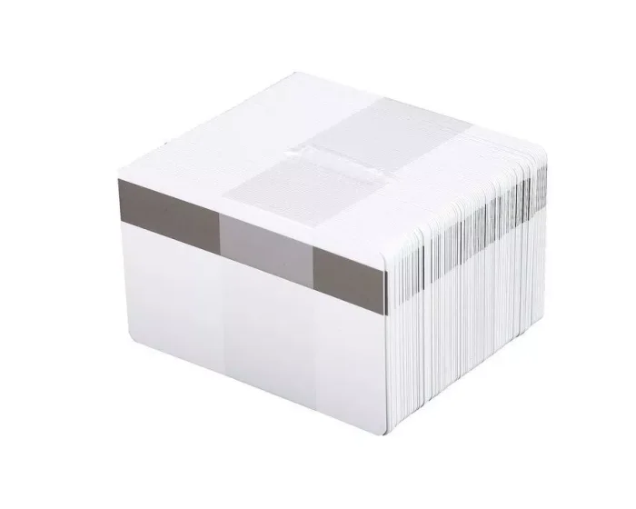 VIP Kart Blank White Plastic Cards with 2750oe Hi-Co Magnetic Stripe