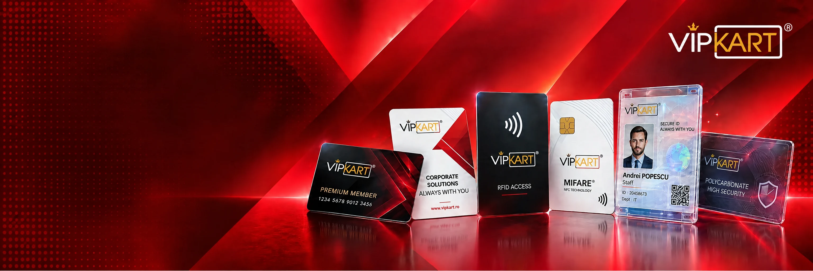 Carduri PVC și RFID