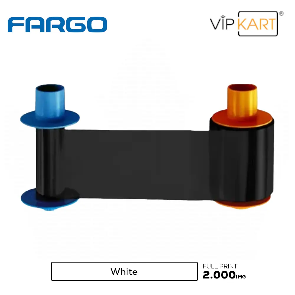 Fargo HID 45206 White Monochrome Ribon – 2000 Baskı