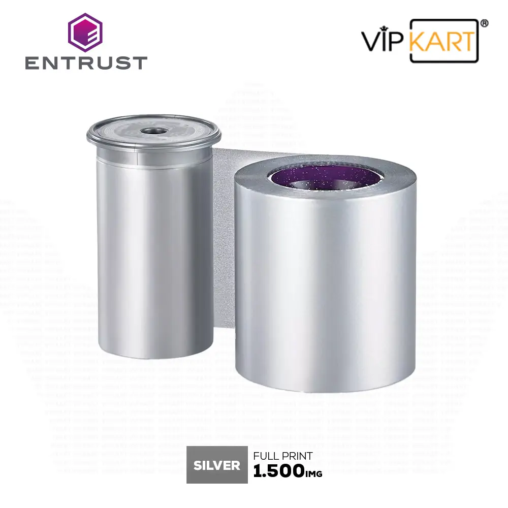 Entrust Datacard 532000-006 Silver (Gümüş) Monochrome Ribon – 1500 Baskı