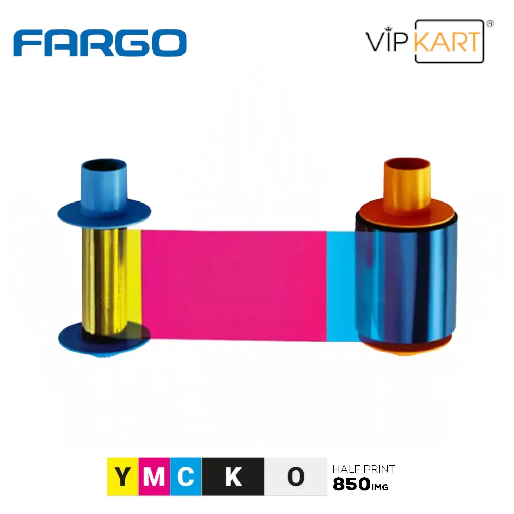 Fargo HID 45714 ymcKO Yarım Panel Ribon – 850 Baskı