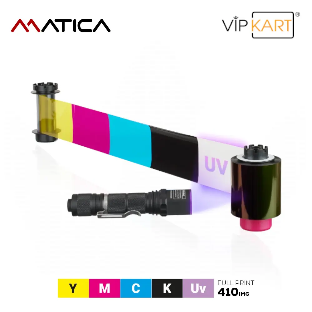 Matica YMCKUv Diamond ReTransfer Film Ribon – 410 Baskı