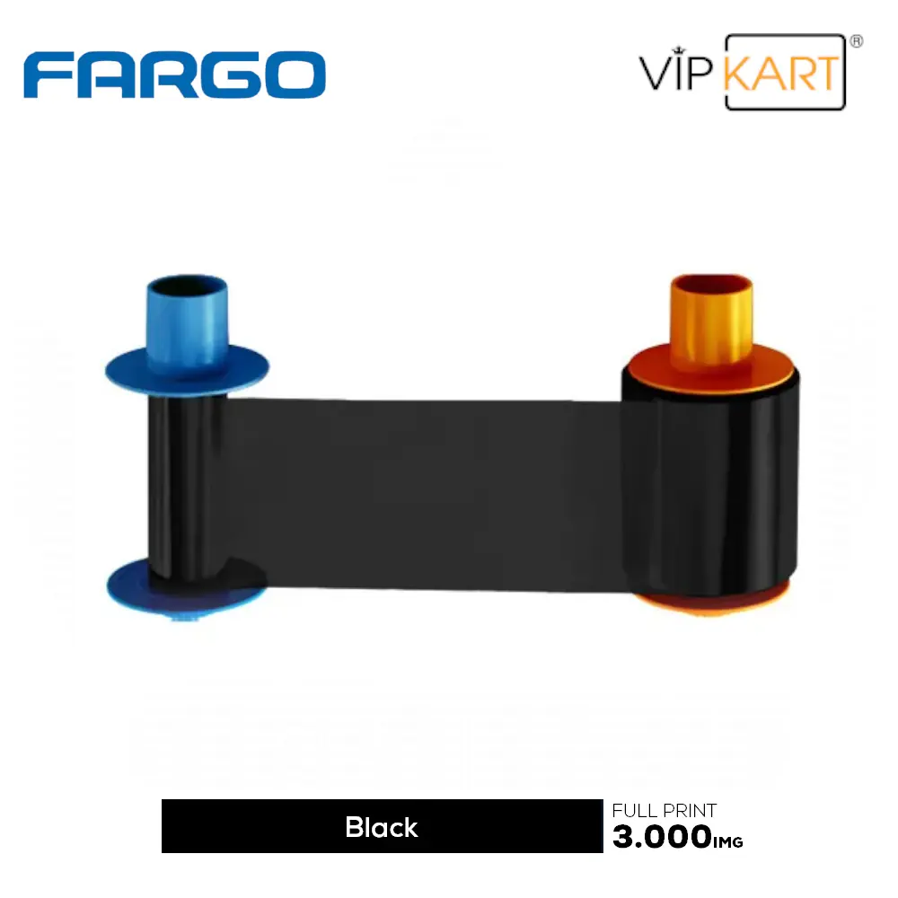 Fargo HID 45701 K (Siyah) Monochrome Ribon – 3000 Baskı
