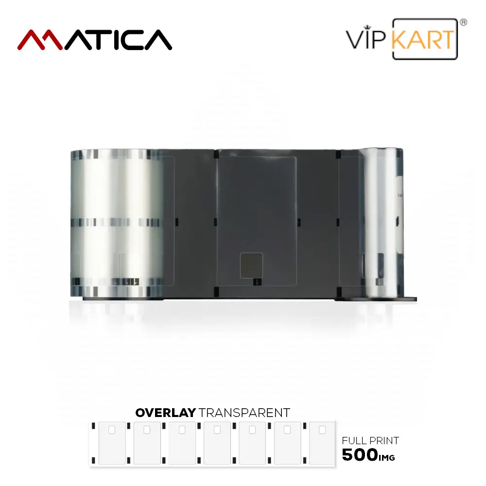 Matica PR20808408 Şeffaf Akıllı Çip Kesimli Alt Laminasyon Filmi 0.5mm - 550 Baskı
