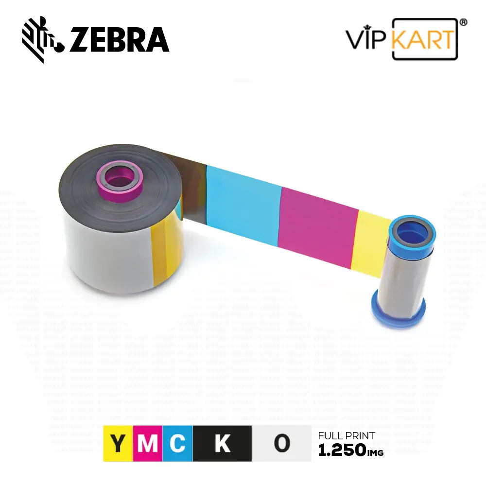 Zebra 800077-747 ymcKO Yarım Panel Ribon – 1250 Baskı