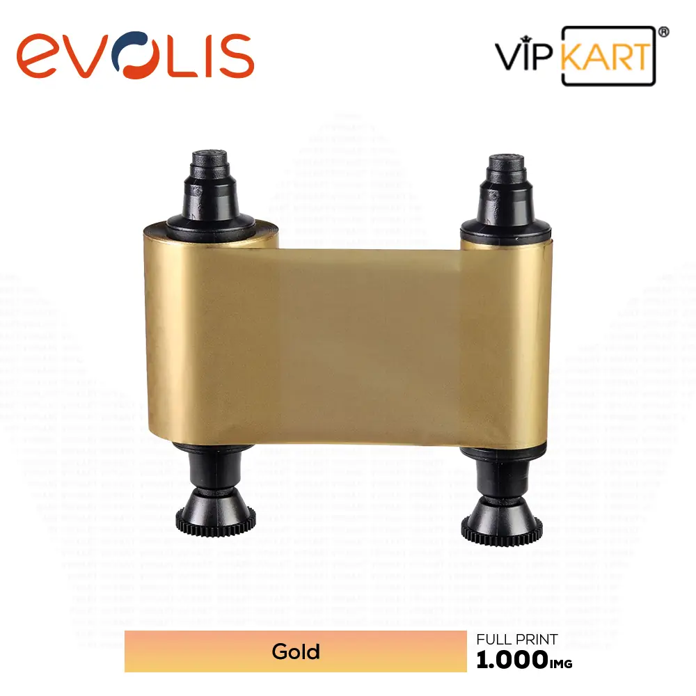 Evolis R2016 Metalik Gold (Altın) MonoChrome Ribon – 1000 Baskı
