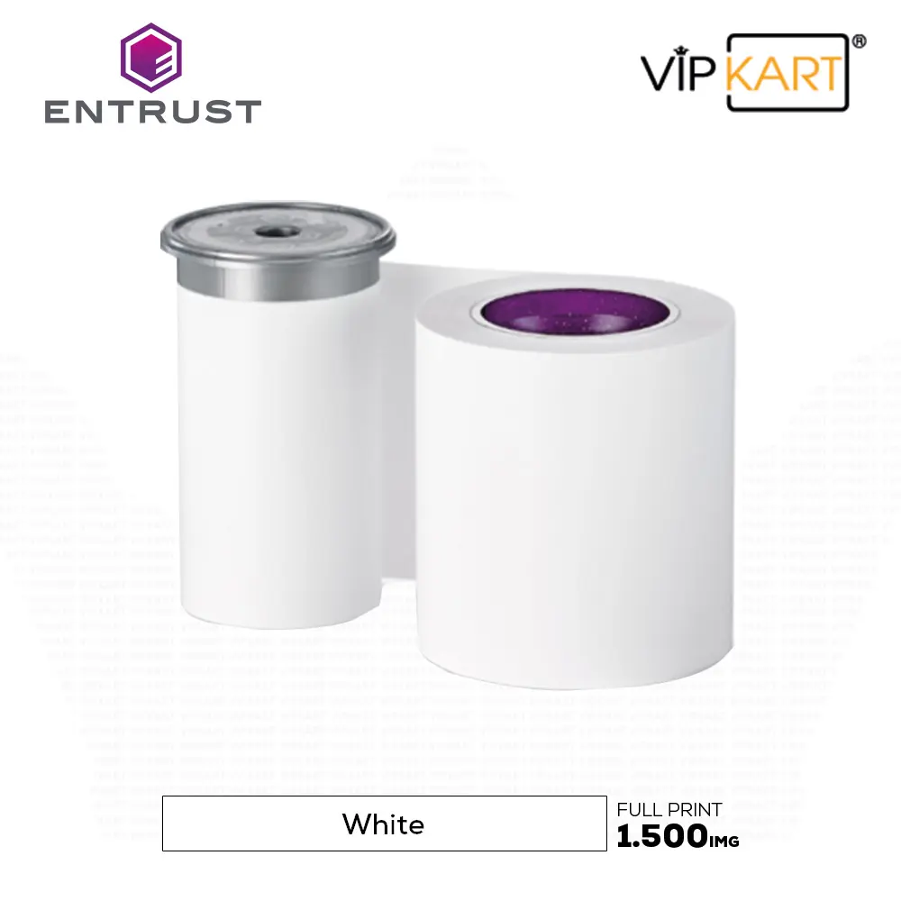 Entrust Datacard 525900-004 White (Beyaz) Monochrome Ribon – 1500 Baskı