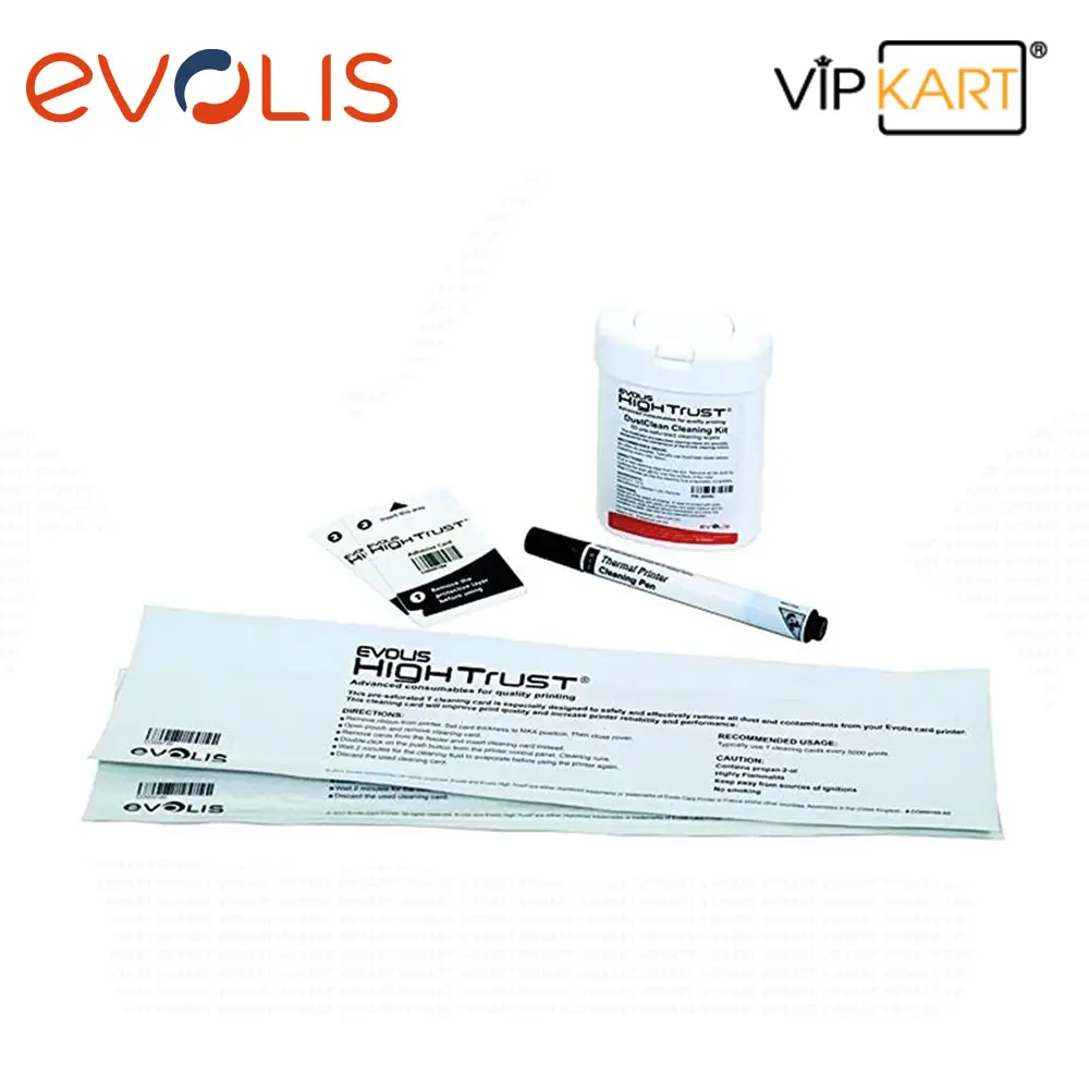 Evolis ACL002 Detaylı Temizlik (Cleaning) Kiti