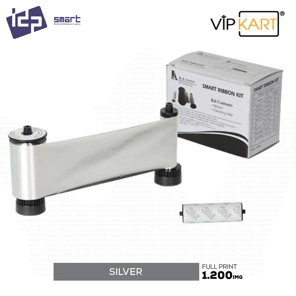 IDP Smart 650681 Silver (Gümüş) Monochrome Ribon – 1200 Baskı