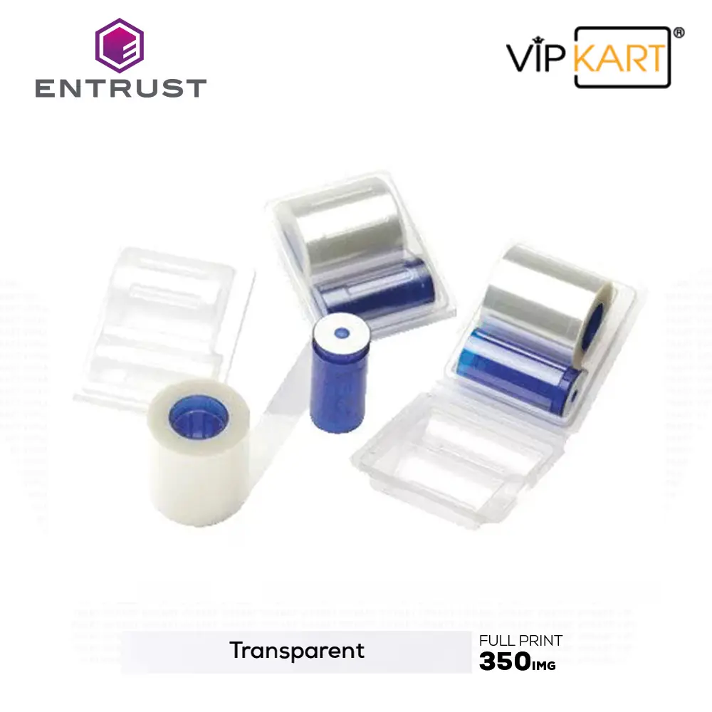 Entrust Datacard 508668-702 Şeffaf Çip Kesimli Laminasyon Filmi 0.5mm – 350 Baskı
