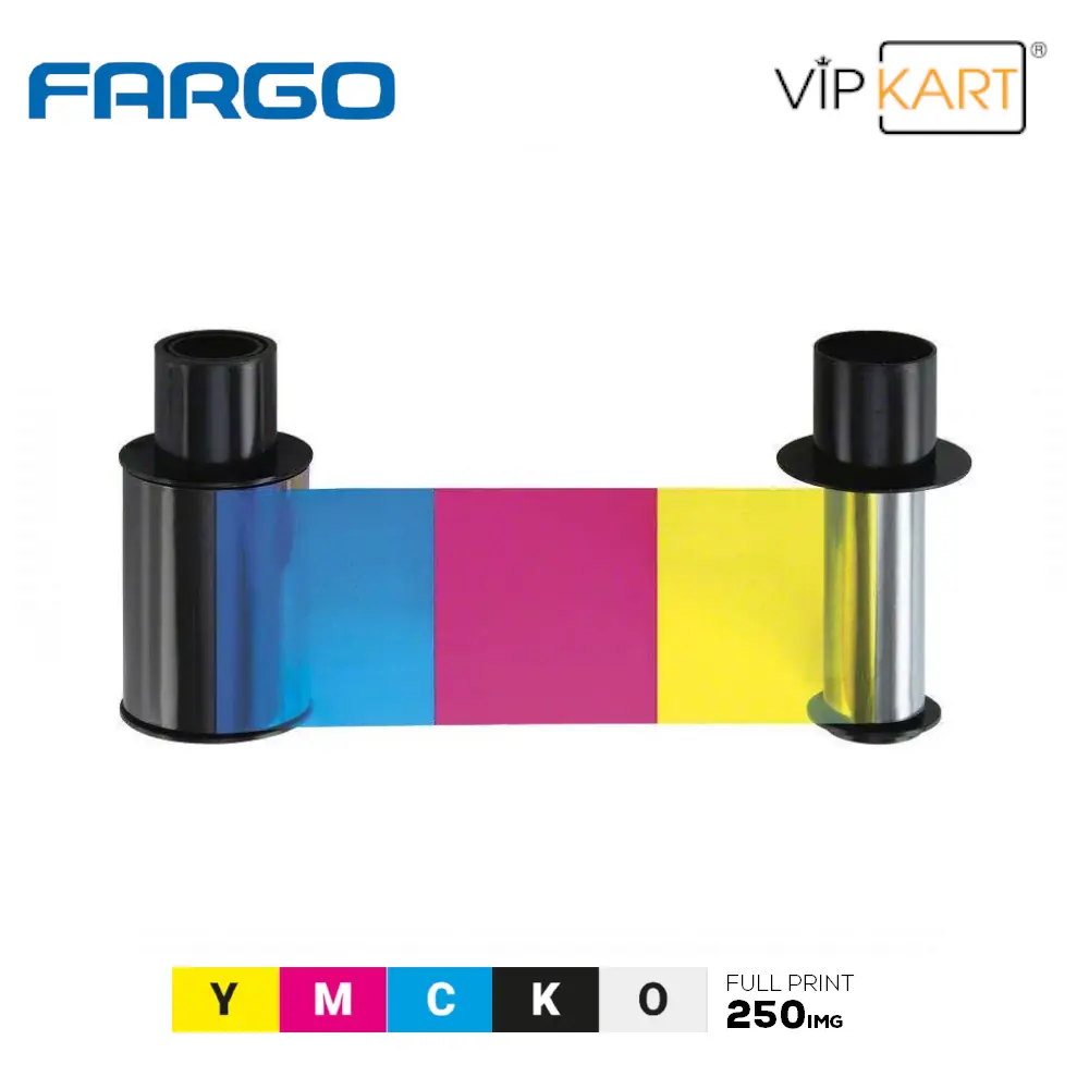 Fargo HID 45015 YMCKO Eko Ribon – 250 Baskı