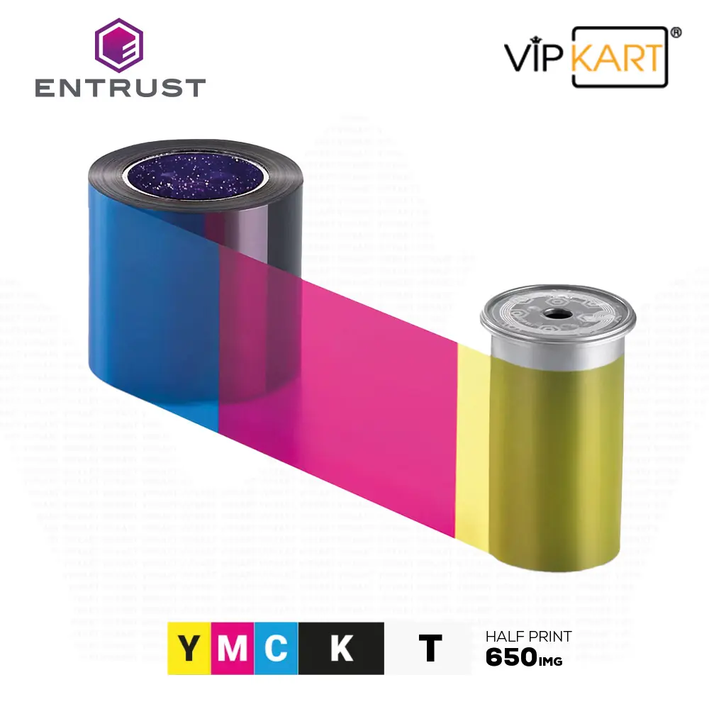 Entrust Datacard 525100-002 ymcKT Yarım Panel Ribon – 650 Baskı