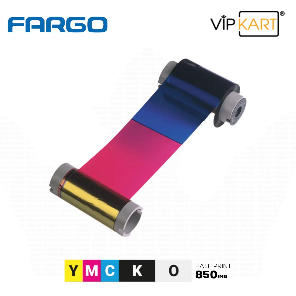 Fargo HID 45214 Eco ymcKO Yarım Panel Ribon – 850 Baskı