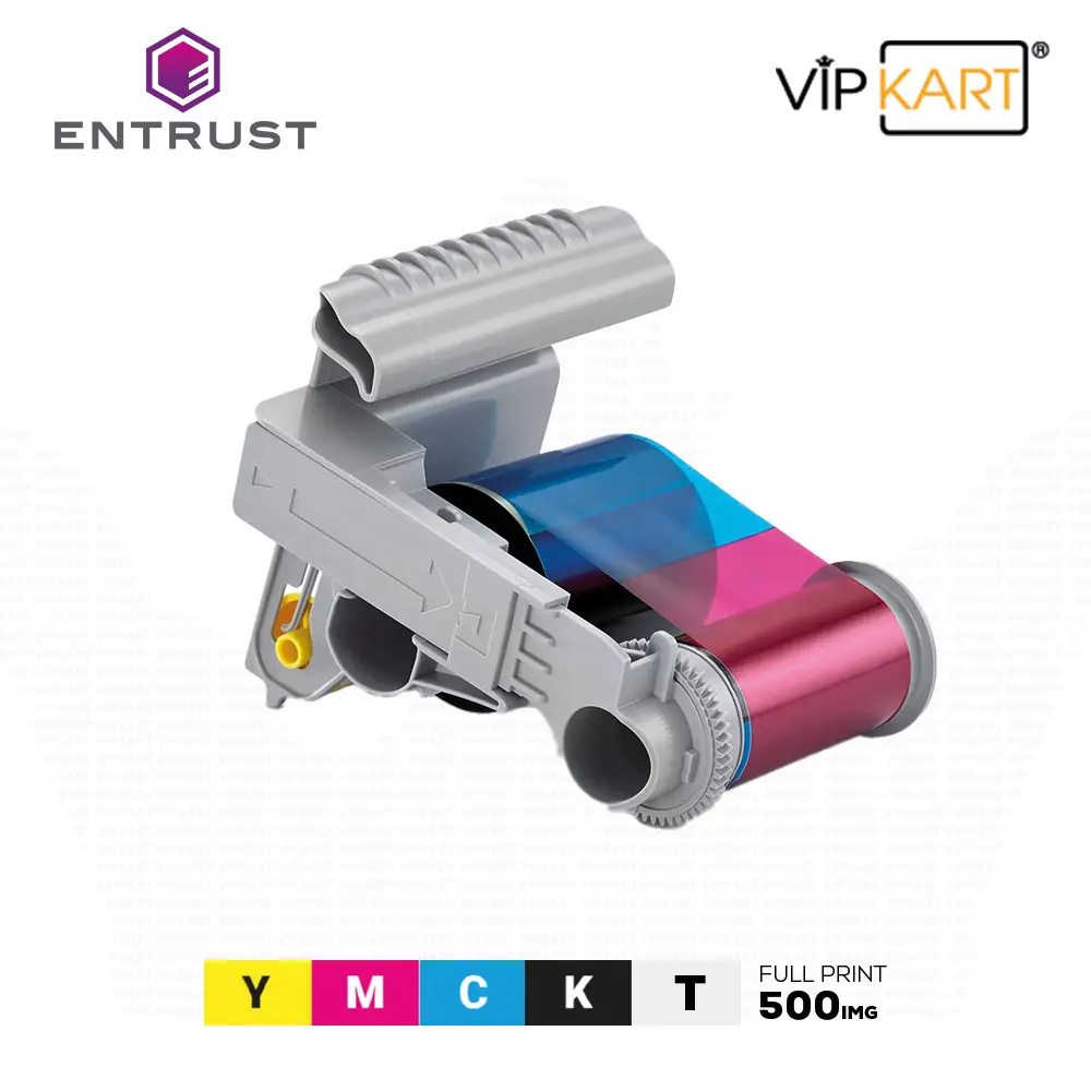 Entrust Datacard 525150-004 YMCKT Kaset Ribon – 500 Baskı