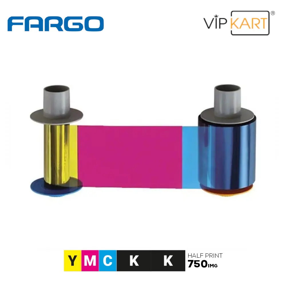 Fargo HID 84517 ymcKK Yarım Panel Ribon – 750 Baskı