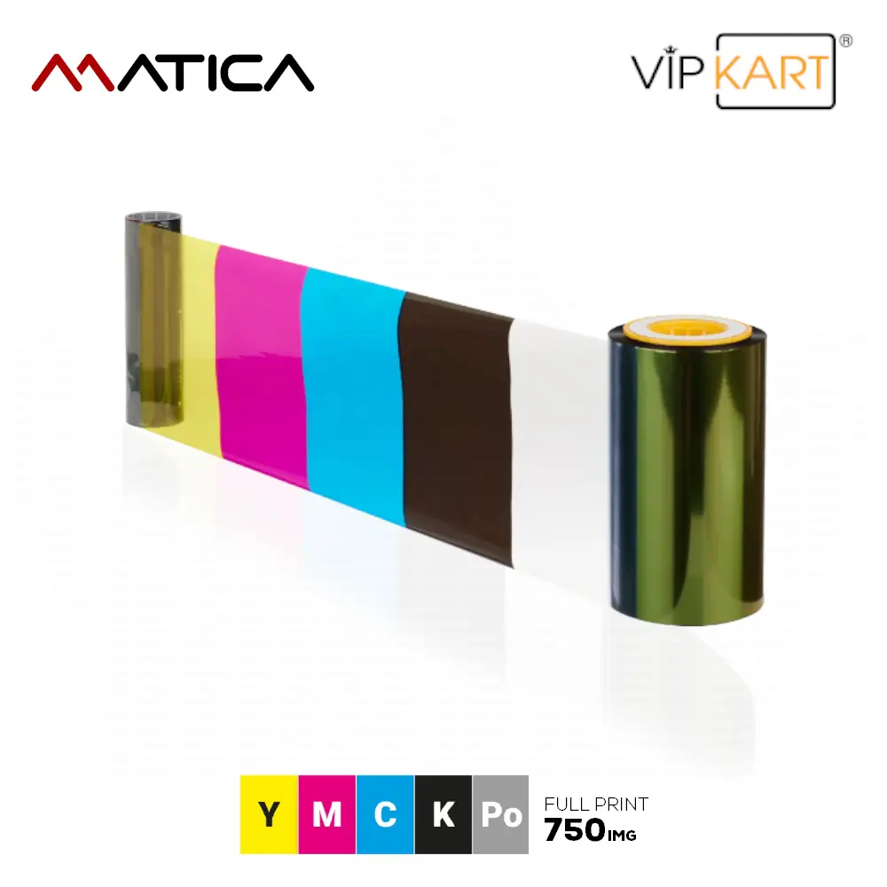 Matica YMCKPo Diamond ReTransfer Film Ribon – 750 Baskı
