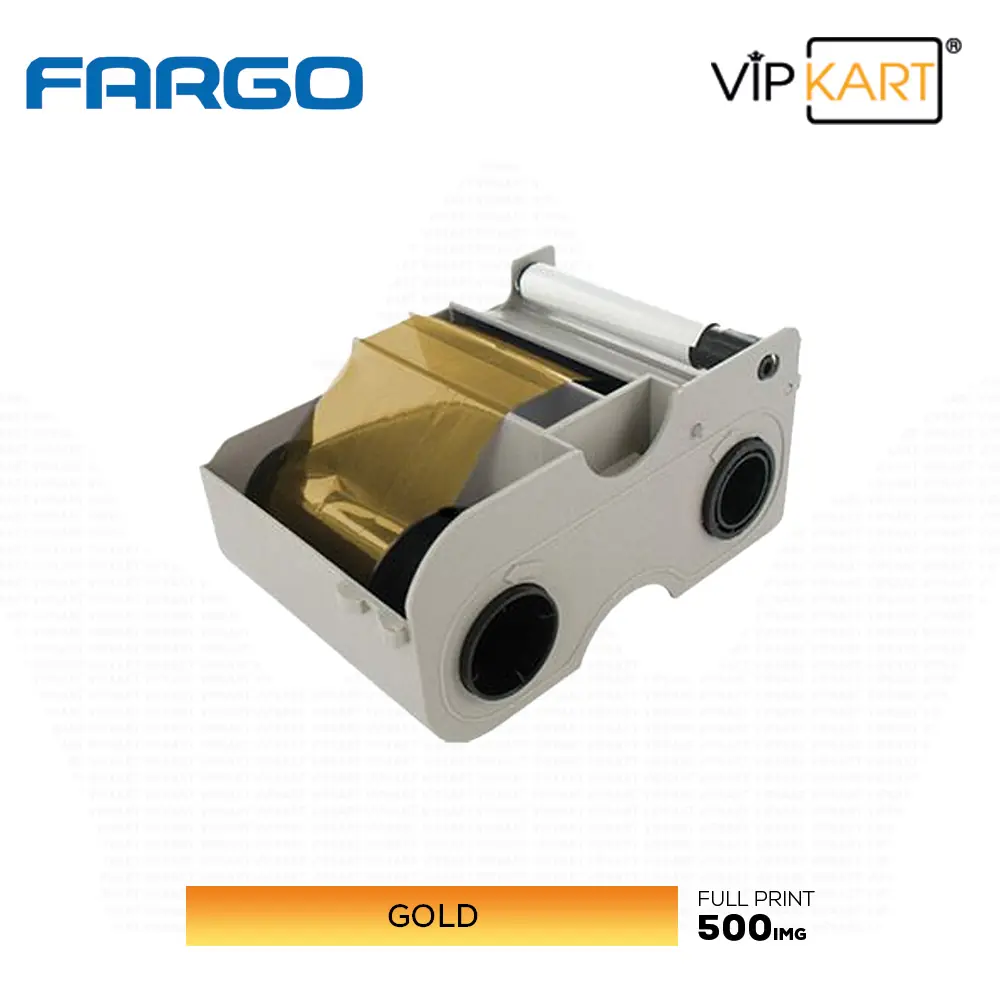 Fargo HID 45130 Metalik Gold (Altın) MonoChrome Ribon - 450 Baskı
