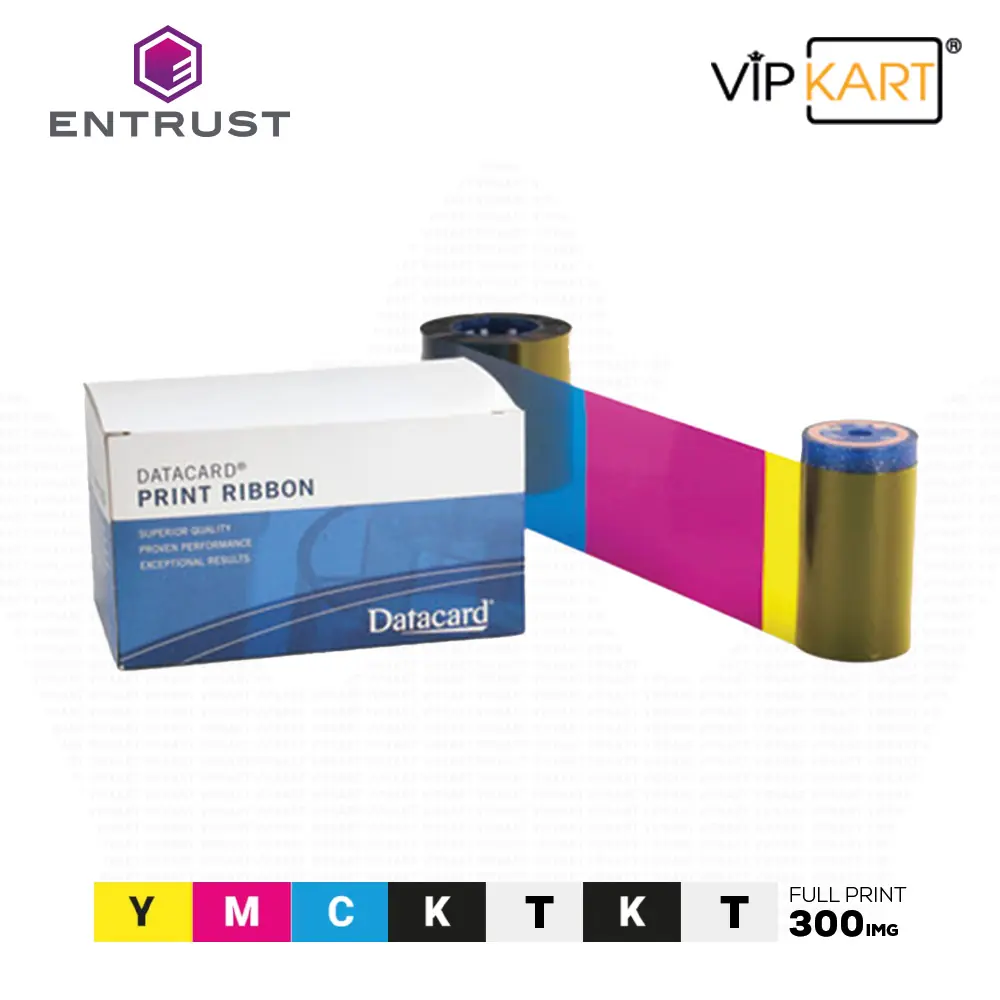 Entrust Datacard 534700-005 YMCKT-KT Ribon – 300 Baskı