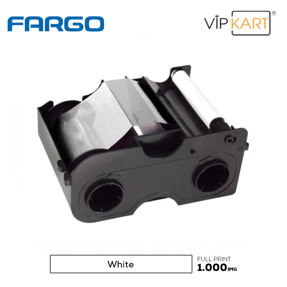 Fargo HID 45106 White Monochrome Ribon – 1000 Baskı