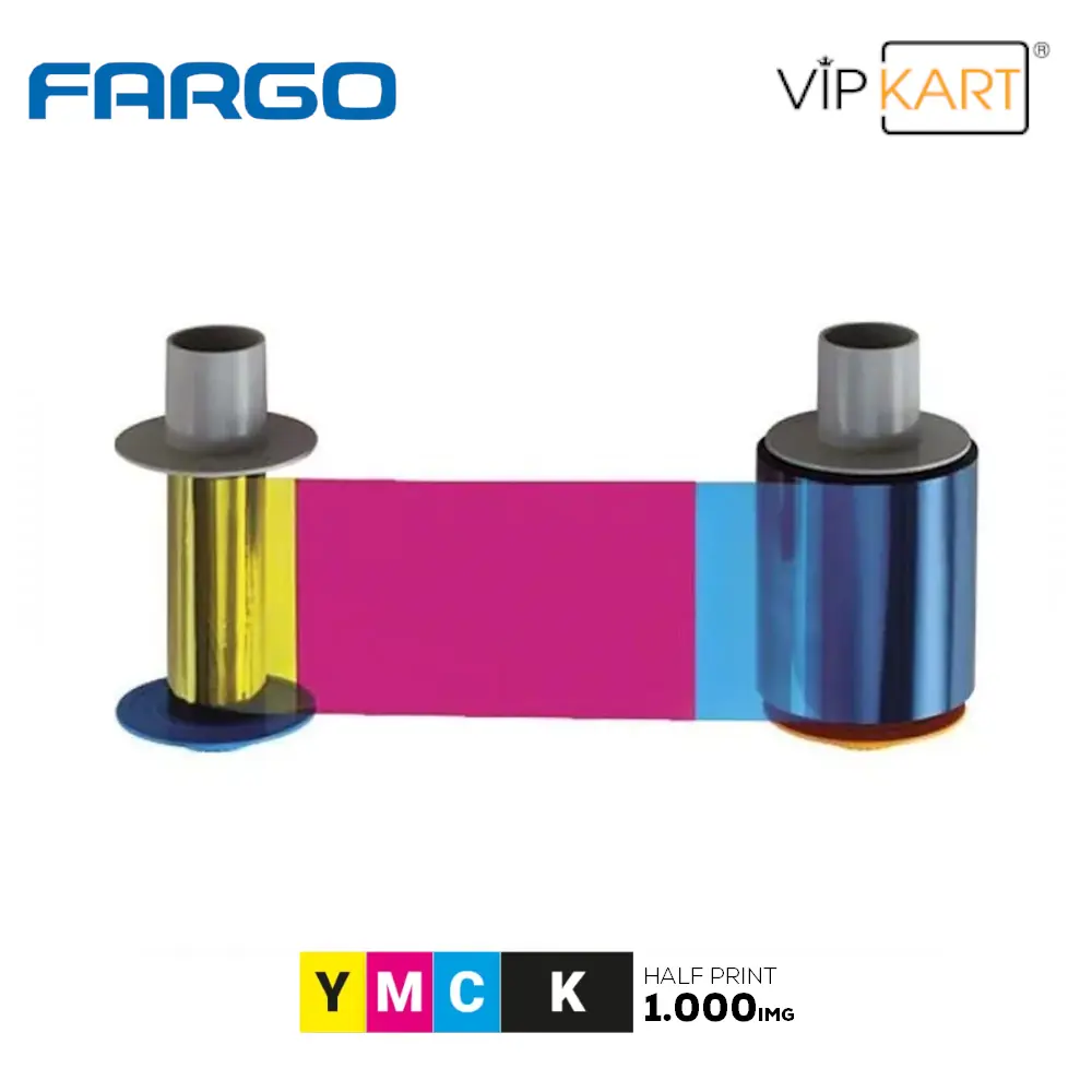 Fargo HID 84516 ymcK Yarım Panel Ribon – 1000 Baskı