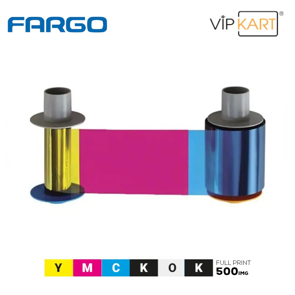 Fargo HID 45710 YMCKOK Ribon – 500 Baskı