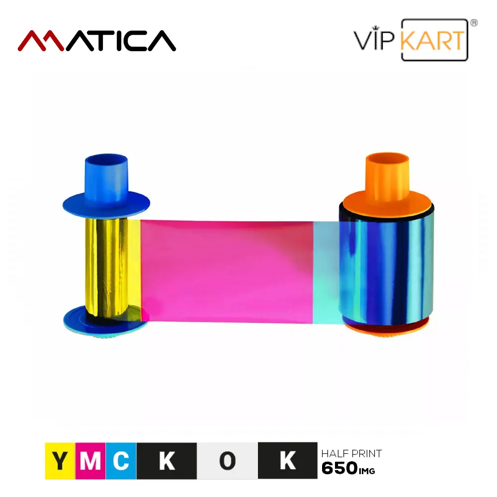 Fargo HID 45614 ymcKOK Yarım Panel Ribon – 650 Baskı