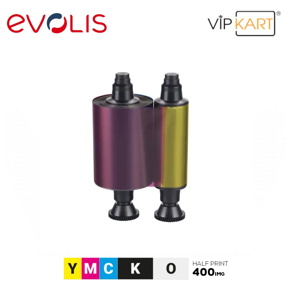 Evolis R3013 ymcKO Yarım Panel Ribon – 400 Baskı