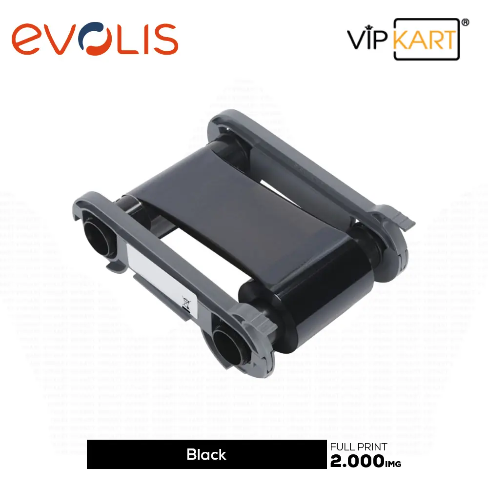 Evolis RCT223NAAA K (Siyah) MonoChrome Ribon – 2000 Baskı