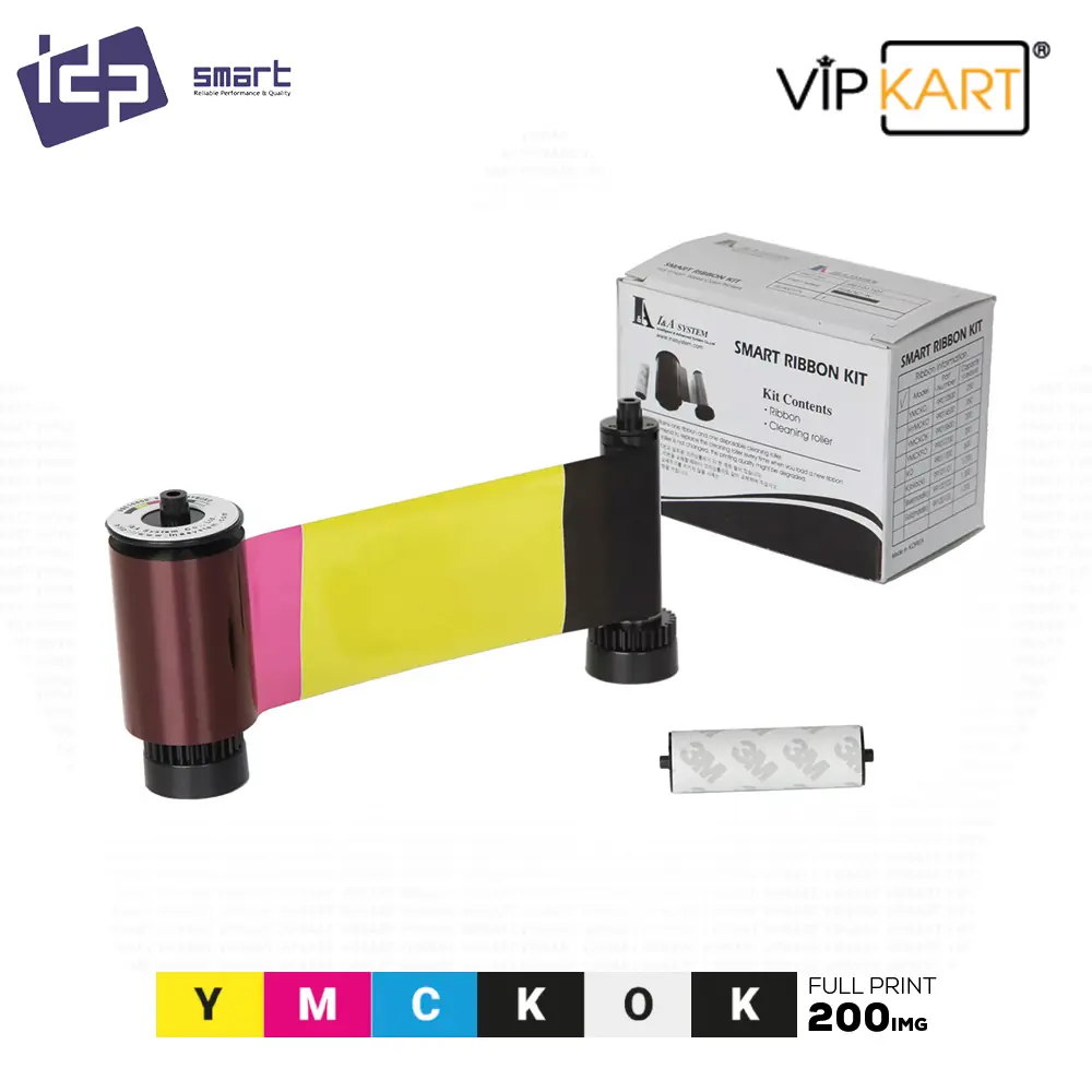 IDP Smart 650637 YMCKOK Ribon – 200 Baskı