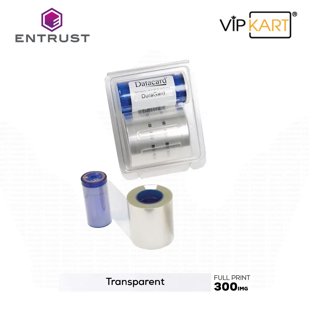 Entrust Datacard 531581-701 Şeffaf Laminasyon Filmi 1.0mm – 300 Baskı