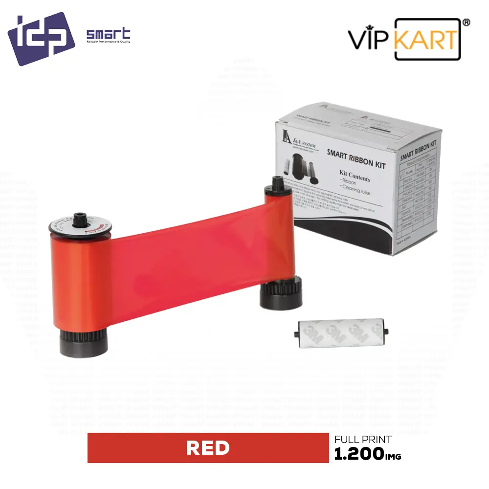 IDP Smart 650664 Red (Kırmızı) Monochrome Ribon – 1200 Baskı