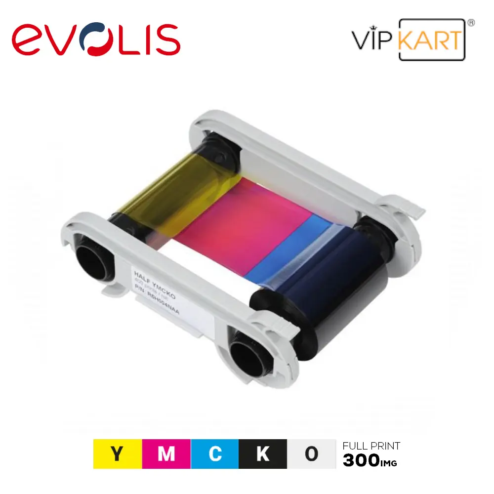 Evolis R5F208E100 YMCKO Ribon – 300 Baskı