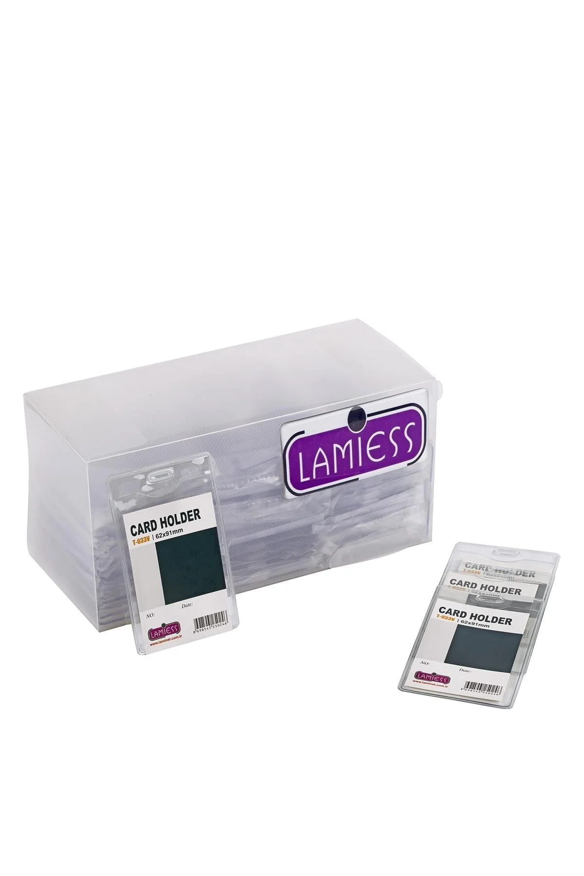 Lamiess T-033 V Dikey Plastik Kart Poşeti 100'Lü